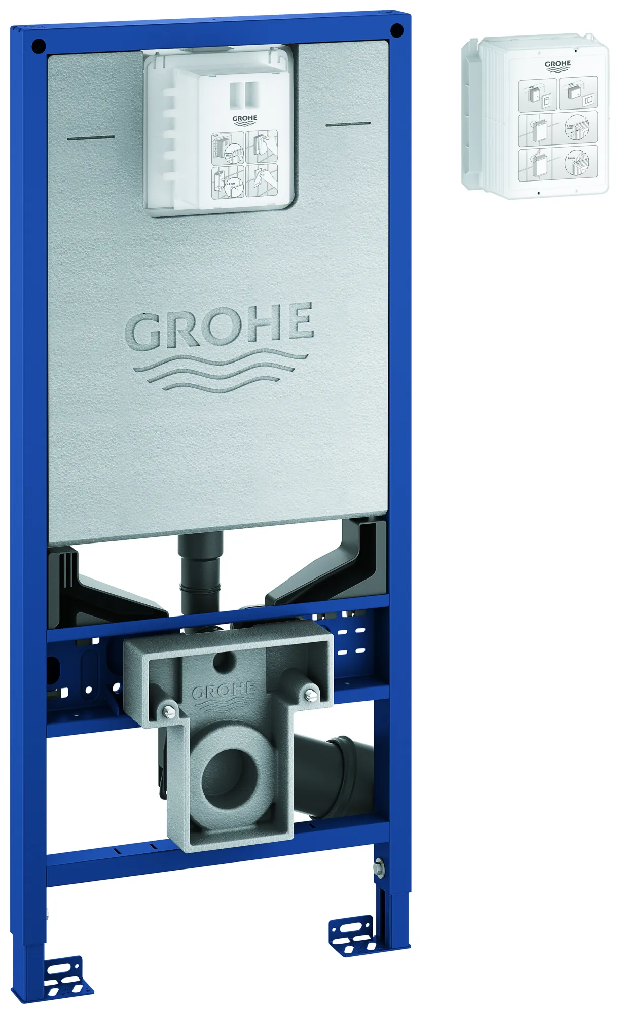 Grohe WC-Element Rapid SLX, 1,13 m, Spülkasten GDX 6 l, mit Stromanschluss und Wasseranschluss für Dusch-WC
