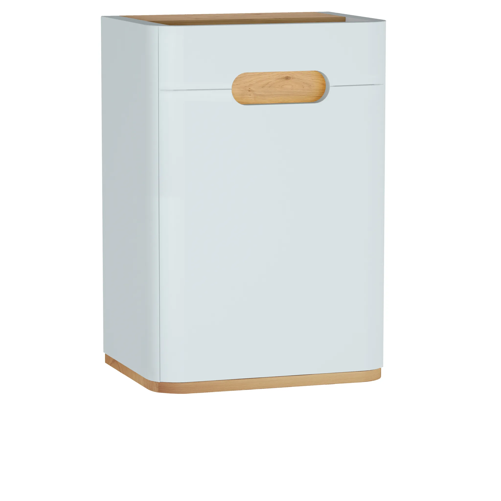 Sento Halbhochschrank 40 x 58 cm 1 Tür Türanschlag rechts Weiß Matt Sento Halbhochschrank 40 x 58 cm 1 Tür Türanschlag rechts Weiß Matt