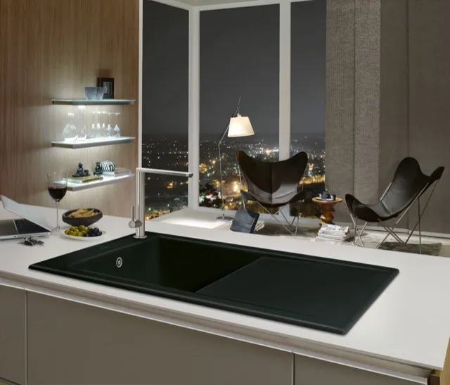 Villeroy & Boch Einbau-Küchenspülbecken „Timeline“ 60 1000 × 510 × 220 mm in Fossil Villeroy & Boch Einbau-Küchenspülbecken „Timeline“ 60 1000 × 510 × 220 mm in Fossil