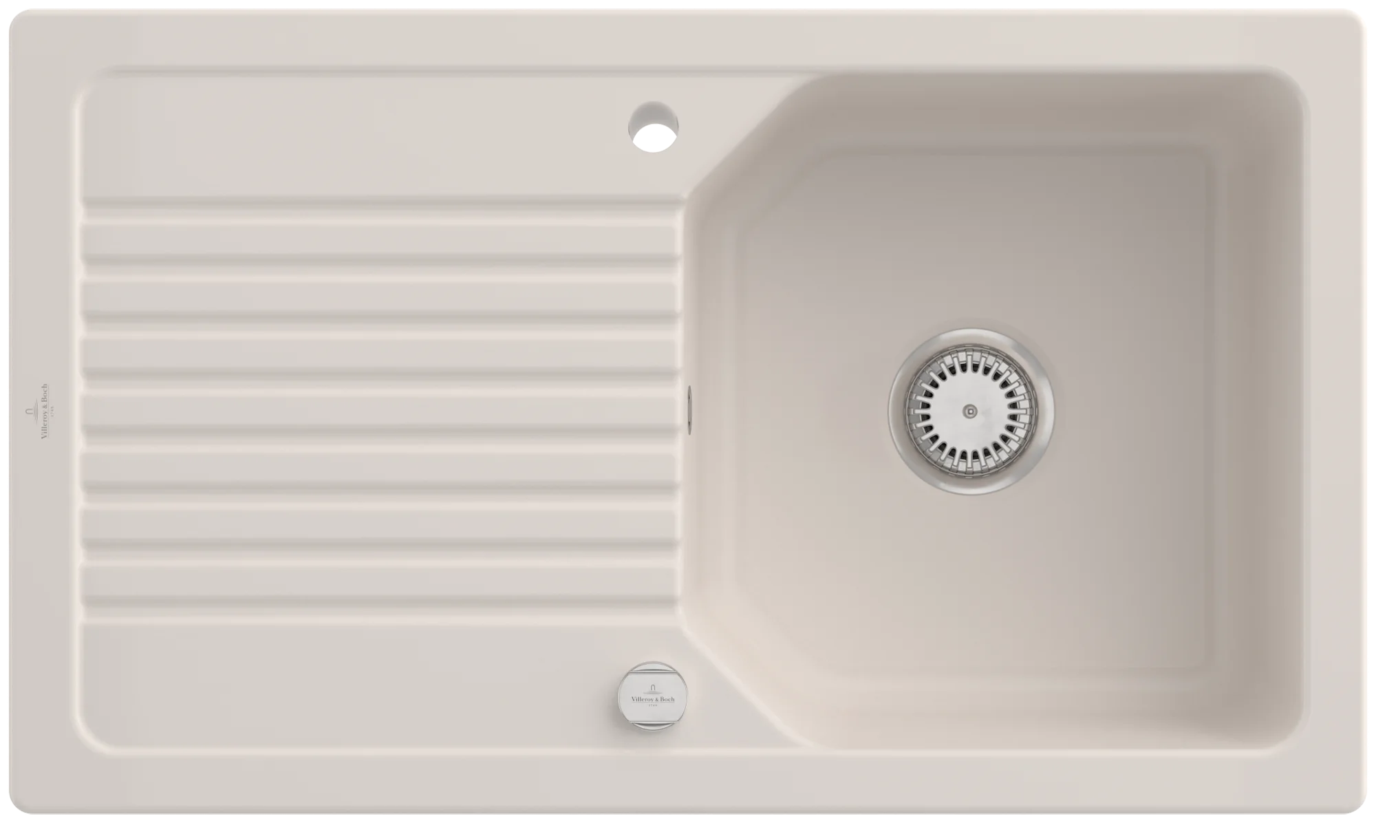 Villeroy & Boch Linara 50 Einbauspüle, 860x510mm, TitanCeram Crema cplus Villeroy & Boch Linara 50 Einbauspüle, 860x510mm, TitanCeram Crema cplus