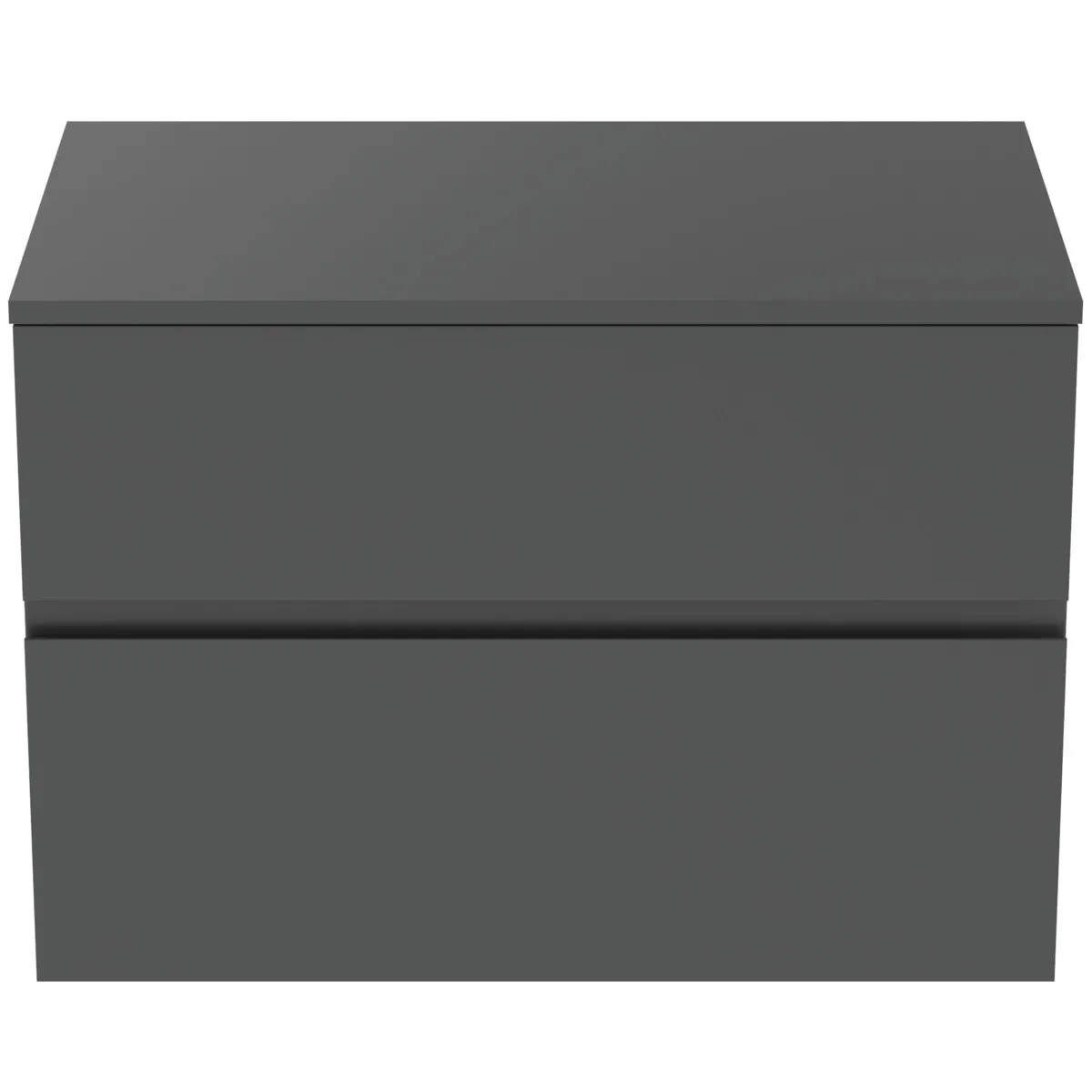 Ideal Standard Waschtischunterschrank Finesse Anthrazit matt 802x505x558 mm 2 Schubladen Softclose Ideal Standard Waschtischunterschrank Finesse Anthrazit matt 802x505x558 mm 2 Schubladen Softclose