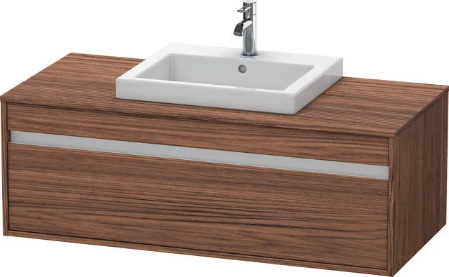 Duravit Waschtischunterschrank wandhängend „Ketho“ 120 × 42,6 × 55 cm Nussbaum Dunkel Duravit Waschtischunterschrank wandhängend „Ketho“ 120 × 42,6 × 55 cm Nussbaum Dunkel
