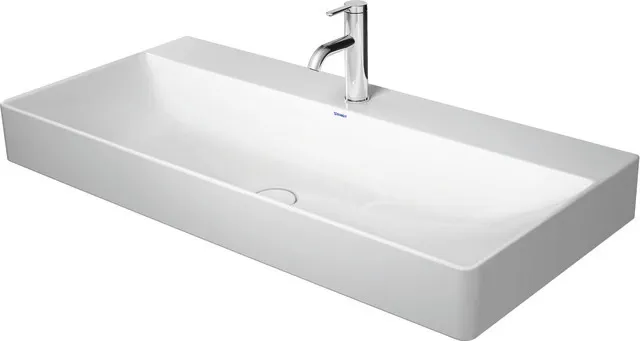 Wandwaschtisch „DuraSquare“, ohne Überlauf, Hahnlochposition mittig Becken: mittig / Größe: 100 × 47 cm / Hahnlochbohrung: mit 1×1 Hahnlochbohrung / Hahnlochposition: mittig / Oberflächenveredelung: mit WonderGliss Wandwaschtisch „DuraSquare“, ohne Überlauf, Hahnlochposition mittig Becken: mittig / Größe: 100 × 47 cm / Hahnlochbohrung: mit 1×1 Hahnlochbohrung / Hahnlochposition: mittig / Oberflächenveredelung: mit WonderGliss