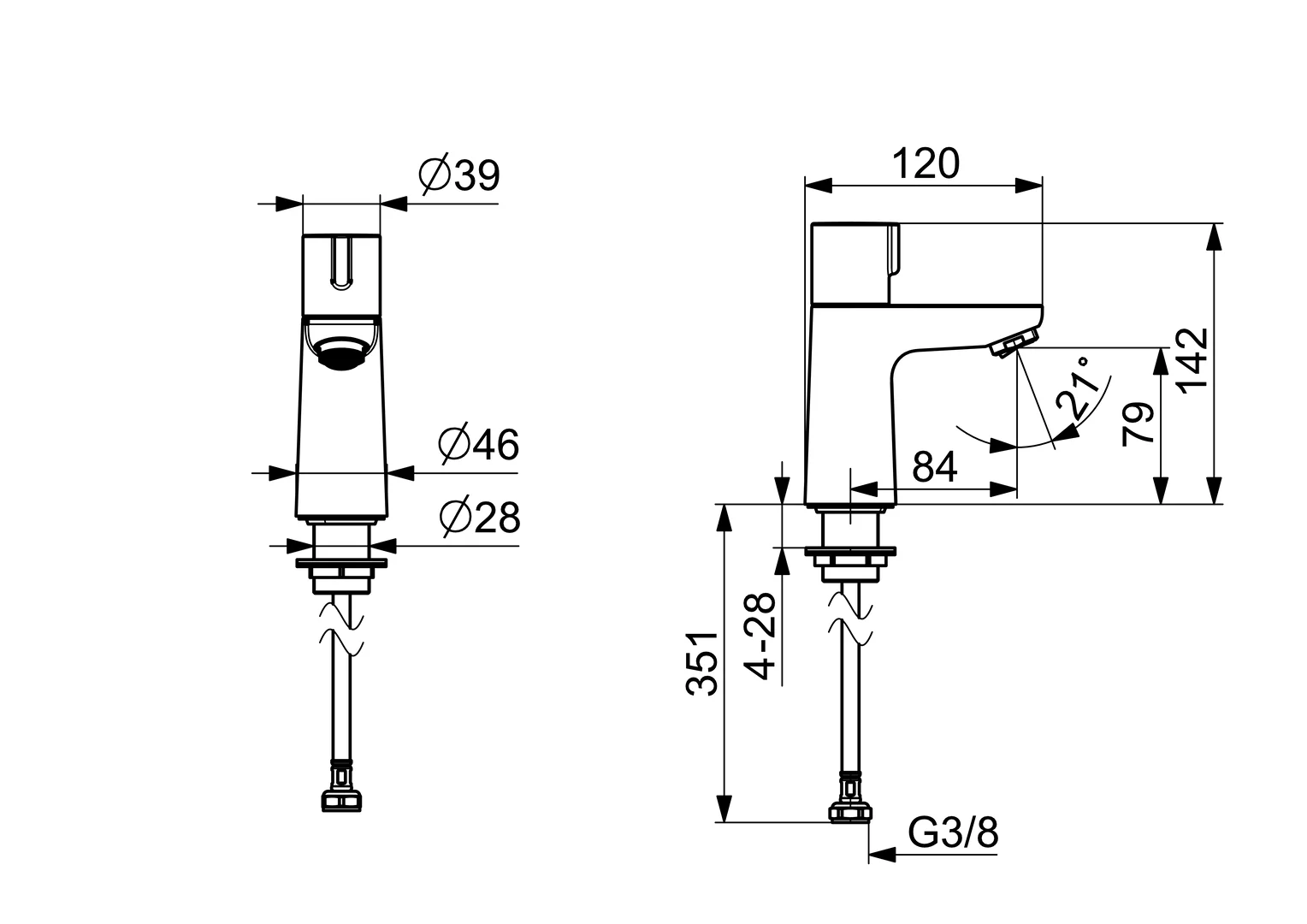 HansaNOVA EHM Kaltwasserarmatur HansaNOVA 0090 Standmontage Einhebelmischer Chrom DN15 HansaNOVA EHM Kaltwasserarmatur HansaNOVA 0090 Standmontage Einhebelmischer Chrom DN15