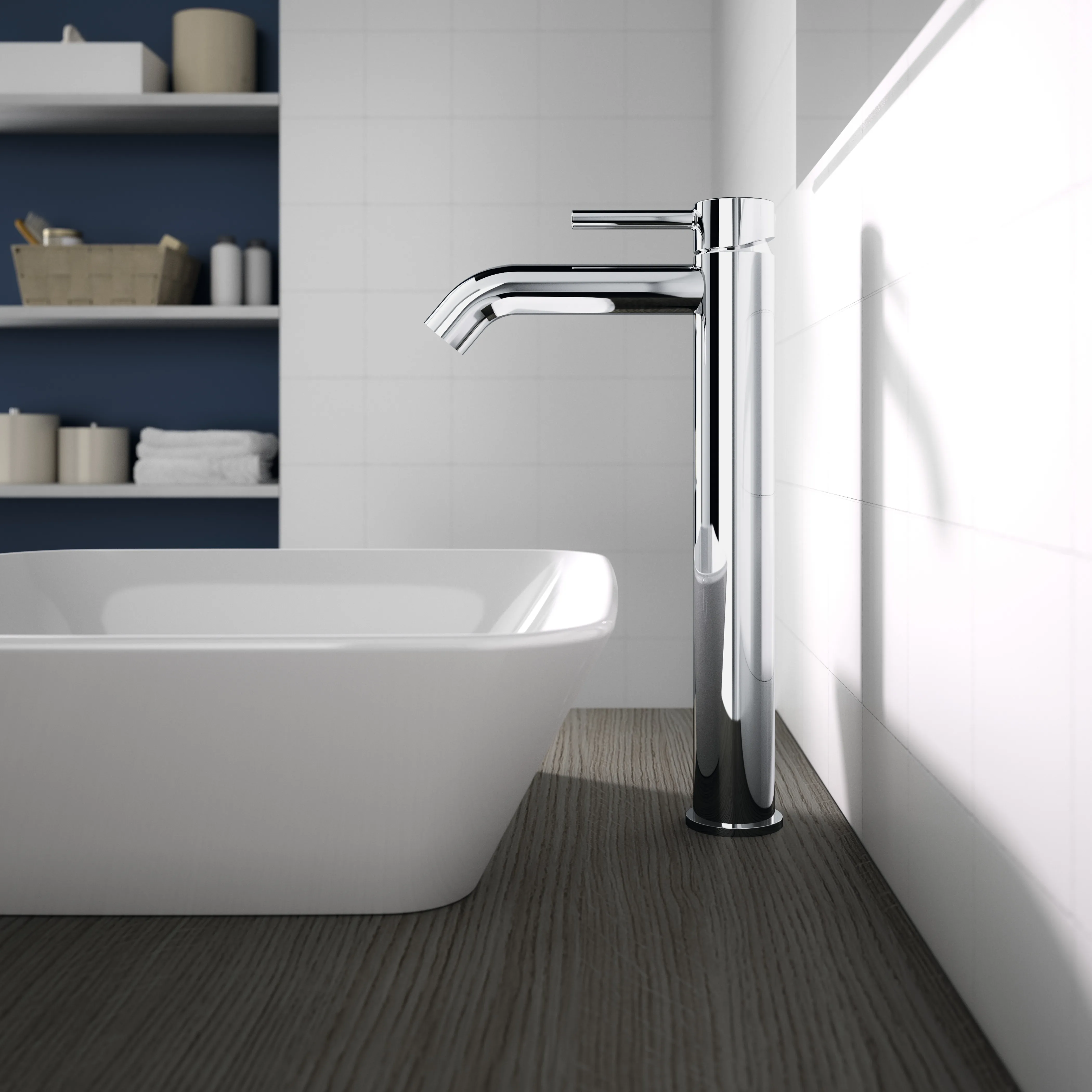 Ideal Standard Waschtischarmatur Ceraline, verlängerter Sockel, Chrom Ideal Standard Waschtischarmatur Ceraline, verlängerter Sockel, Chrom