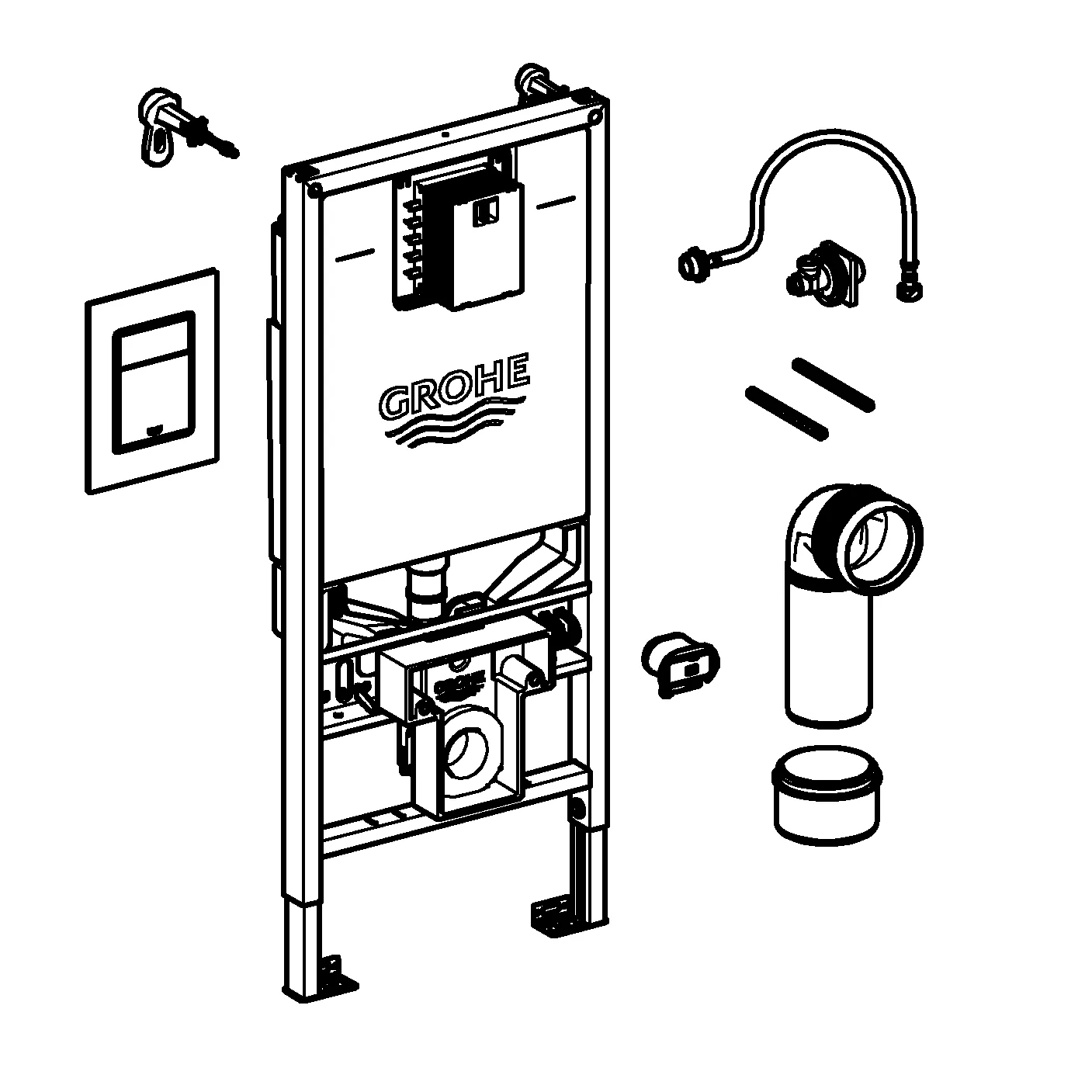 3-in-1 Set für WC Rapid SLX 39603, 1,13 m Bauhöhe, Rapid SLX Element für Wand-WC mit Spülstromdrossel, Stromanschluss (Klemmdose), Wandwinkel, WC-Betätigung Skate Cosmopolitan S 3-in-1 Set für WC Rapid SLX 39603, 1,13 m Bauhöhe, Rapid SLX Element für Wand-WC mit Spülstromdrossel, Stromanschluss (Klemmdose), Wandwinkel, WC-Betätigung Skate Cosmopolitan S