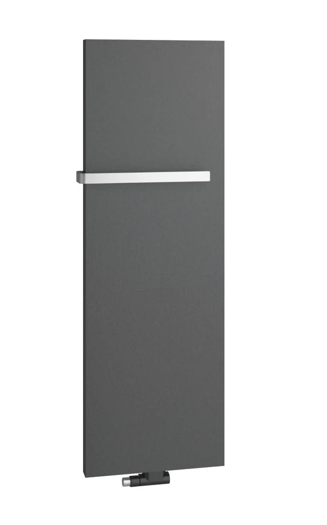 Kermi Design-Hybridheizkörper „Rubeo®“ Elektro-Zusatzbetrieb 47 × 152,5 cm in Graphit Metallic