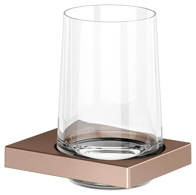 KEUCO EDITION 11 Glashalter Rotgold gebürstet KEUCO EDITION 11 Glashalter Rotgold gebürstet