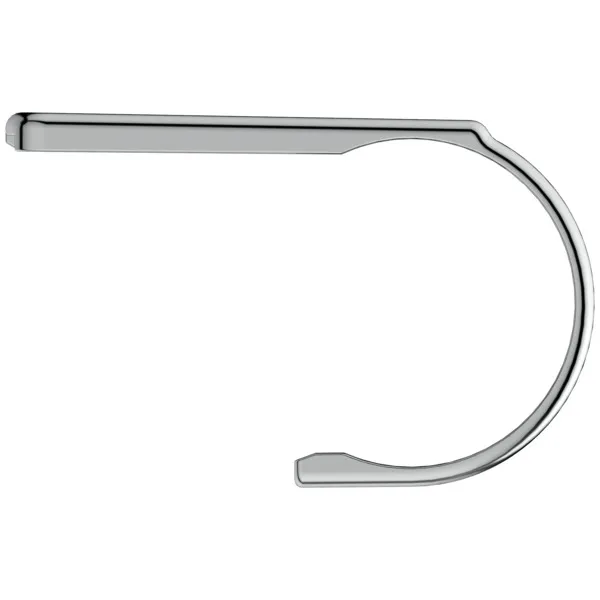 Wrap-Over Ablage für Brausethermostate CeraTherm T25,50 oder 100, Chrom Wrap-Over Ablage für Brausethermostate CeraTherm T25,50 oder 100, Chrom