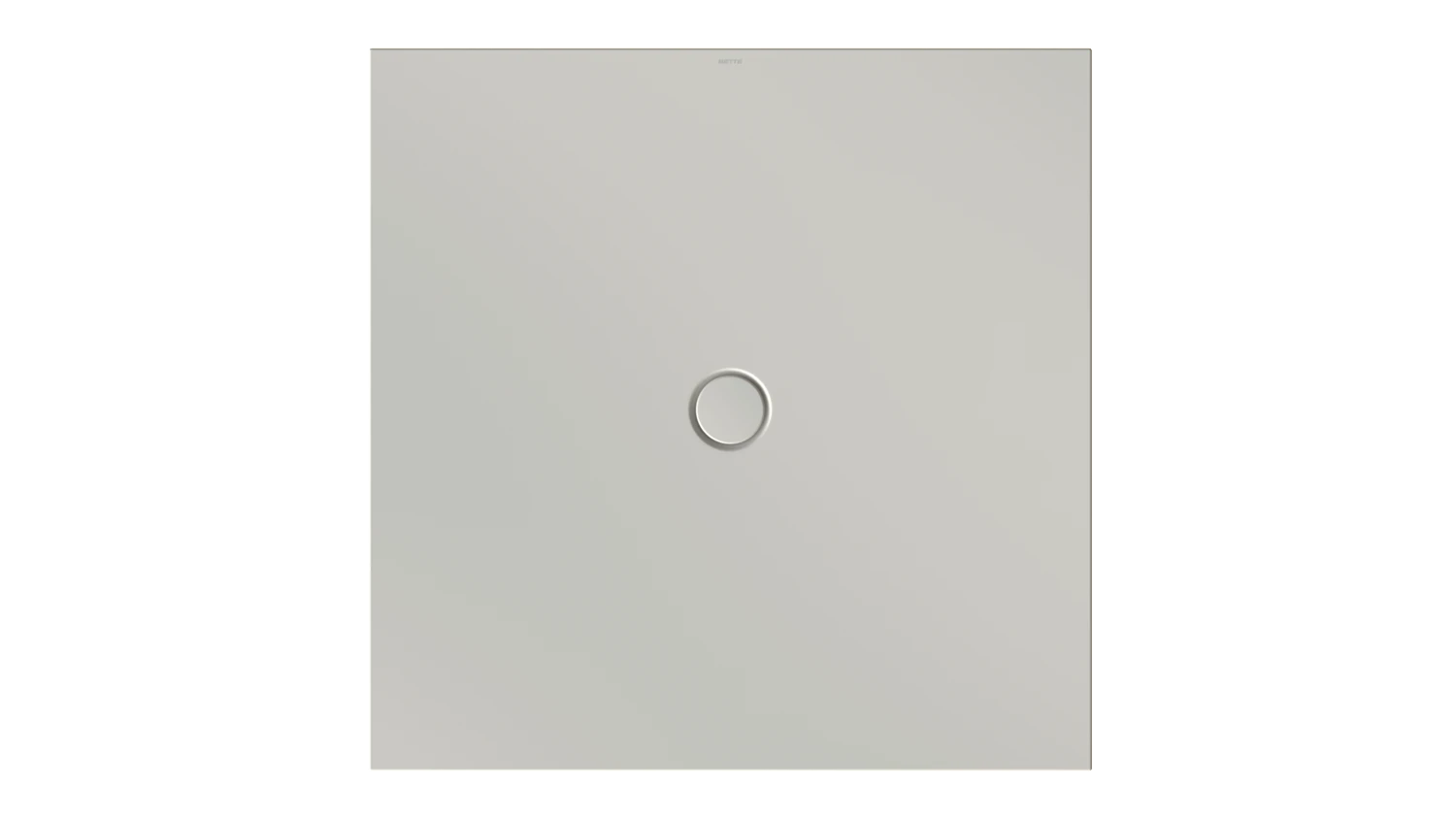 Bette rechteck Duschwanne „BetteFloor“ 1200 × 1200 mm mit BetteAntirutsch Pro, ohne Oberflächenveredelung, ohne Wannenträger, in Silver