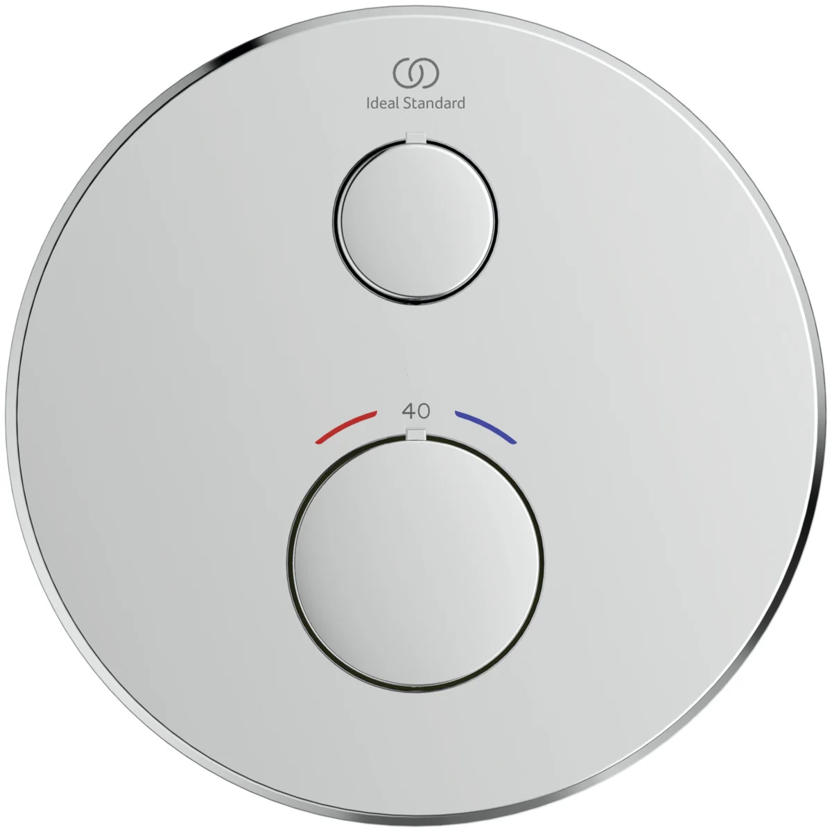 Ideal Standard Ceratherm Navigo Unterputz-Thermostat rund Chrom für Wanne & Dusche Ideal Standard Ceratherm Navigo Unterputz-Thermostat rund Chrom für Wanne & Dusche