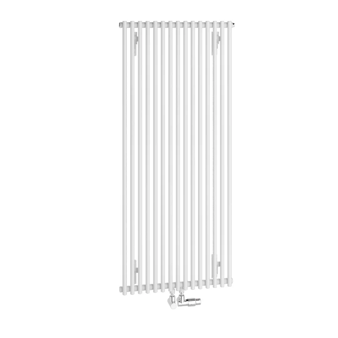 Kermi Design-Heizkörper „Pio®“ einlagig 180,4 × 60 cm in Weiß Soft (RAL 9016, matt)