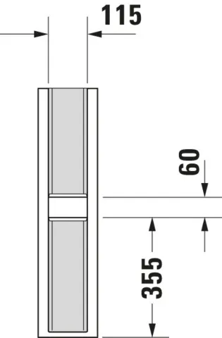 Standsäule ME by Starck für 233565, 233560, 233555, weiß