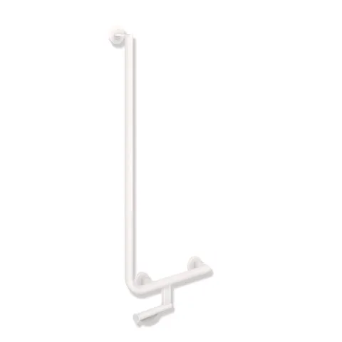 Winkelgriff, d:30, PRH, A1:900, W1:400, re, plvb weiß tiefmatt Winkelgriff, d:30, PRH, A1:900, W1:400, re, plvb weiß tiefmatt