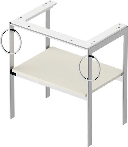 Duravit Konsole „White Tulip“ in Nordic Weiß Seidenmatt