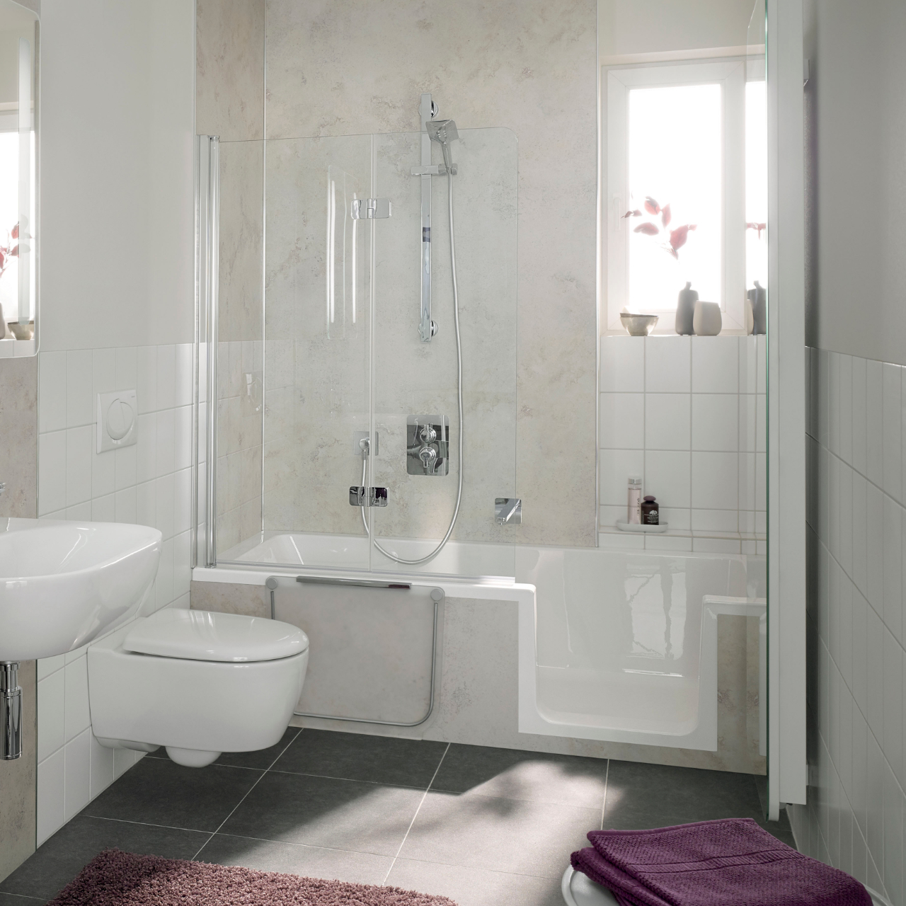 HSK Duschbadewanne „Dobla“ 160 × 75 cm HSK Duschbadewanne „Dobla“ 160 × 75 cm