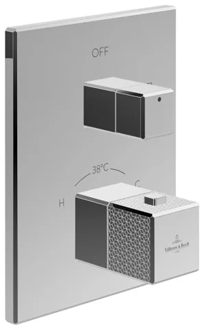 Einhand-Unterputz-Armatur „Mettlach“ 12,9 cm in Chrom Einhand-Unterputz-Armatur „Mettlach“ 12,9 cm in Chrom