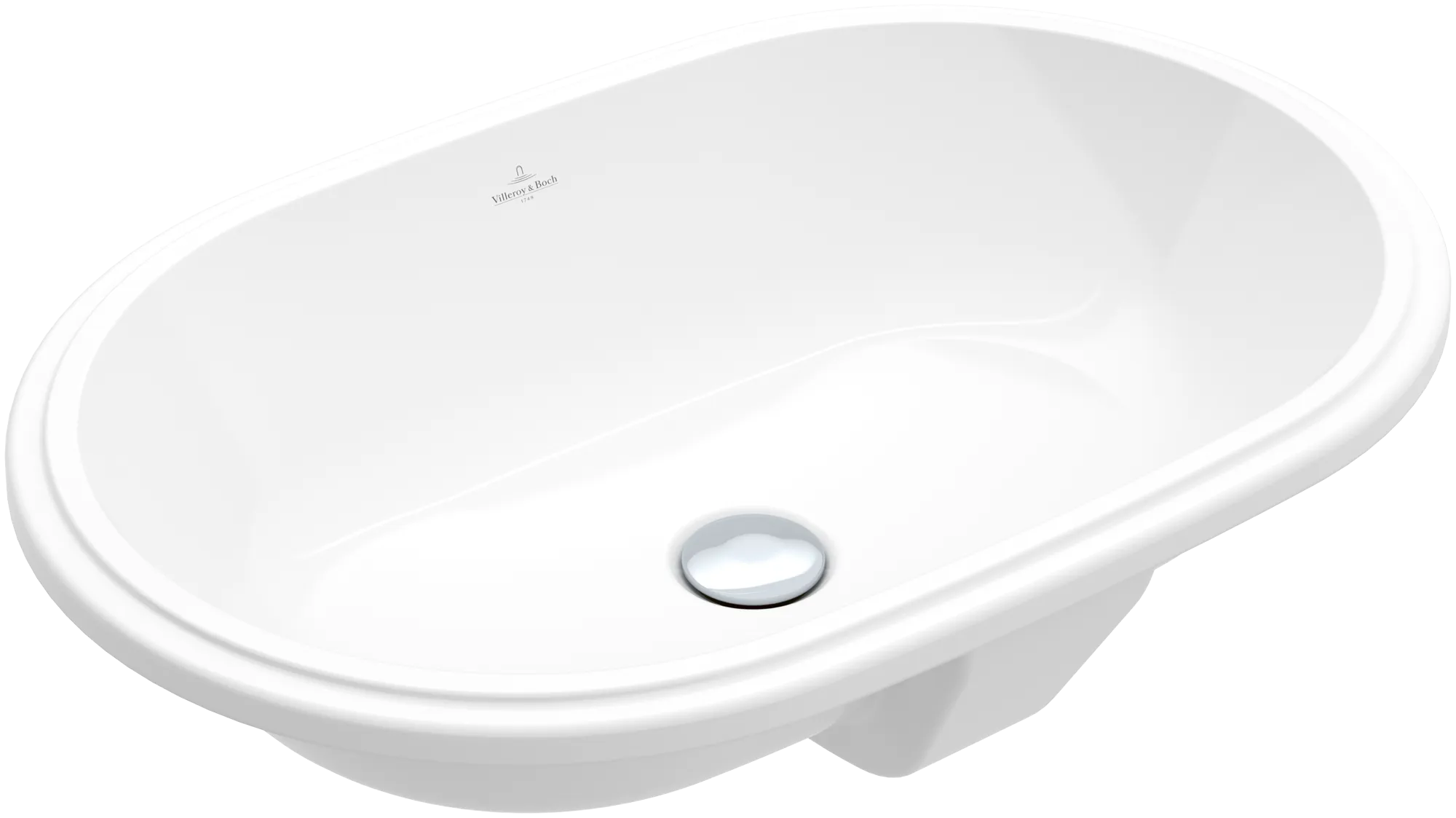 Villeroy & Boch Unterbauwaschtisch „Architectura“ 630 × 430 × 175 mm, ohne Hahnlochbohrung in Weiß Alpin Villeroy & Boch Unterbauwaschtisch „Architectura“ 630 × 430 × 175 mm, ohne Hahnlochbohrung in Weiß Alpin