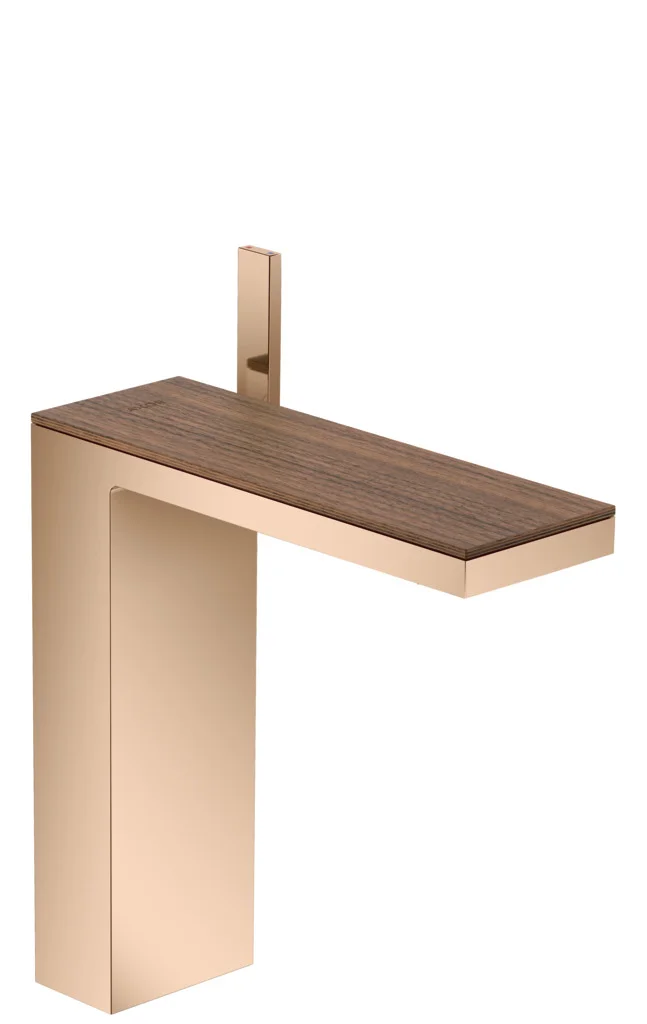 Hansgrohe AXOR MyEdition Platte 245 mm, Amerikanischer Nussbaum, abnehmbar