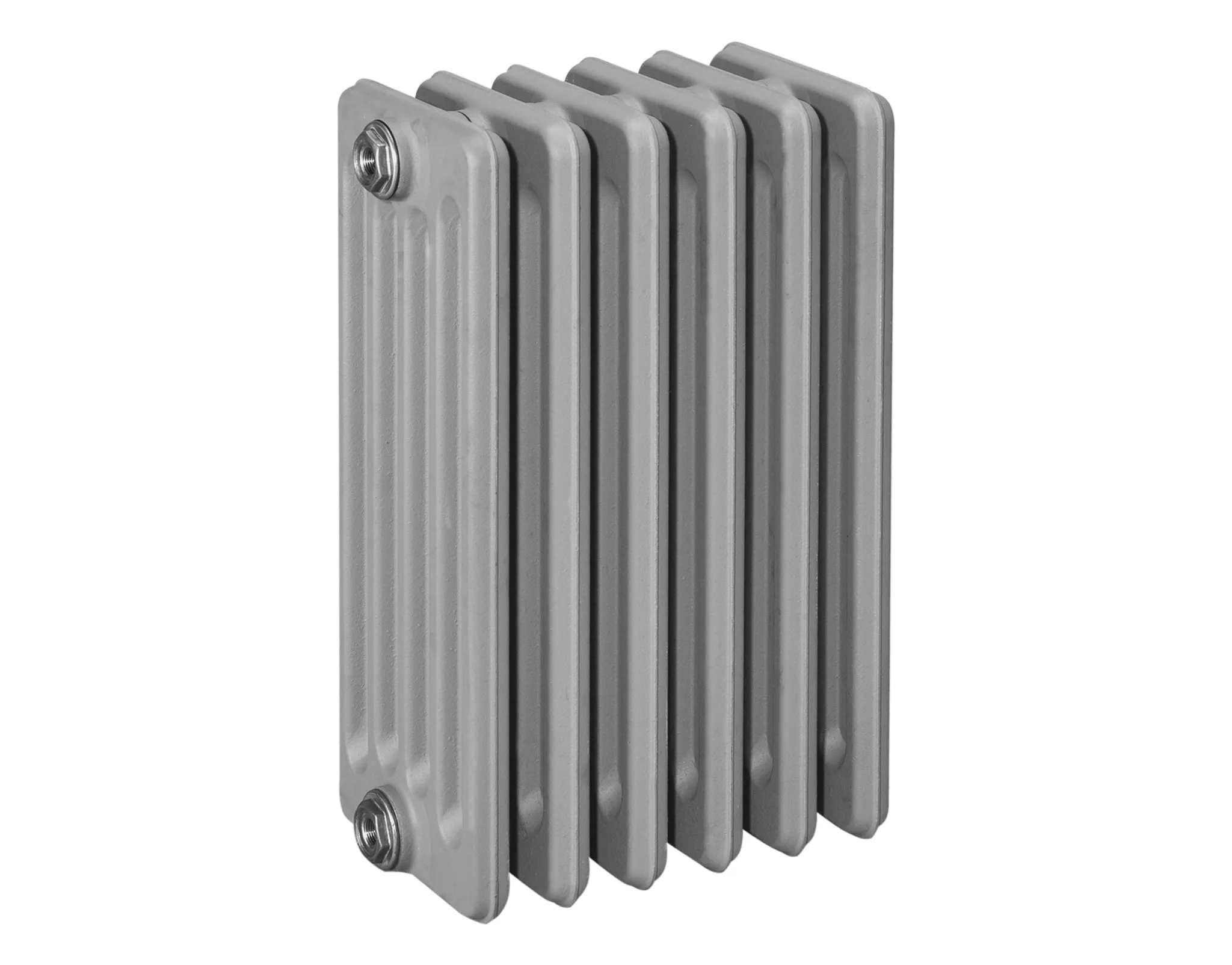 Beispielbild eines Heizkörpers mit 6 Gliedern ASW DIN-Gussradiator Berlin grundiert, 5 Glieder, BH 580 NA 500 BL 300 BT 220