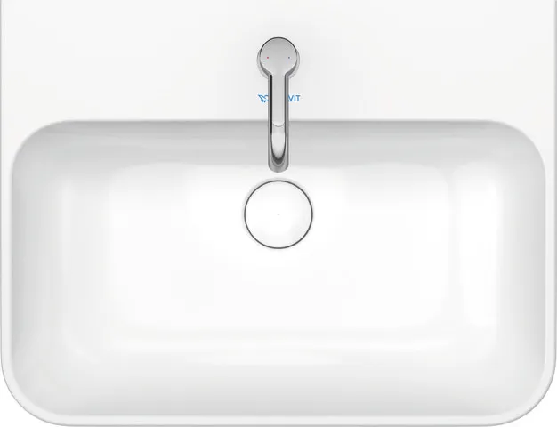 Aufsatzwaschtisch „Happy D.2 Plus“, mit Überlauf, Hahnlochposition mittig Aufsatzwaschtisch „Happy D.2 Plus“, mit Überlauf, Hahnlochposition mittig