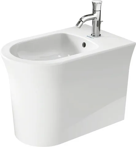 Duravit Stand-Bidet back to wall „White Tulip“, Befestigung sichtbar 37 × 58 × 42 cm