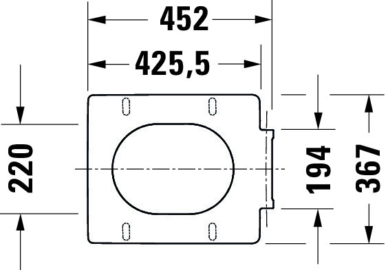 Duravit WC-Sitz „Vero Air“ 37,8 × 46,9 × 4,9 cm