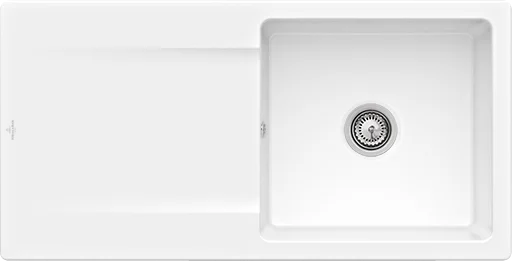 Villeroy & Boch Siluet 60 Flat Spüle 900-1, flächenbündig, TitanCeram, 980x490mm