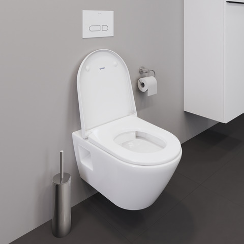 WC-Sitz D-Neo mit Absenkautomatik abnehmbar,Scharniere edelstahl, weiß