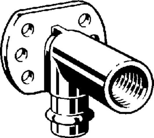Viega Installationsmaterial „Sanpress“ in 15 mm × Rp1 / 2 × 45 mm Rotguss  Viega Installationsmaterial „Sanpress“ in 15 mm × Rp1 / 2 × 45 mm Rotguss