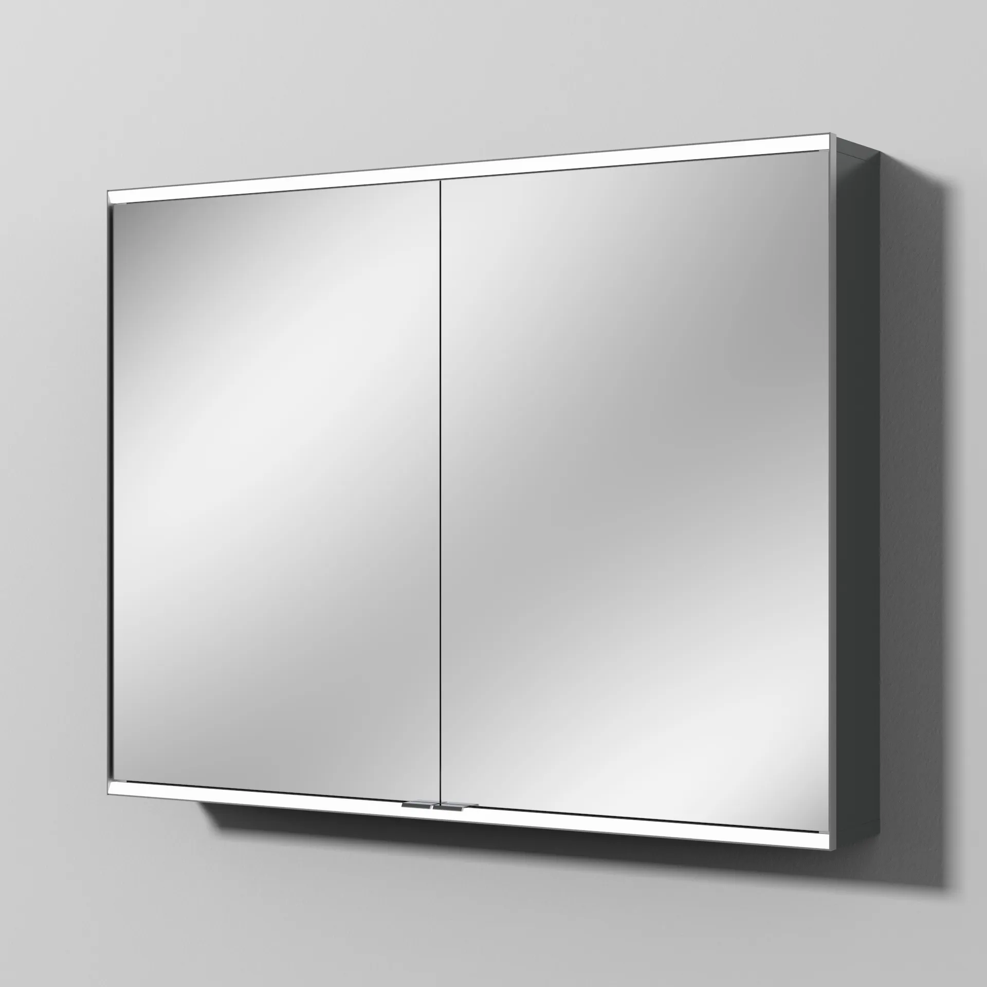 Sanipa Spiegelschrank „Marie“ 1008 × 785 × 157 mm in Anthrazit (glanz), ohne Spiegelheizung Sanipa Spiegelschrank „Marie“ 1008 × 785 × 157 mm in Anthrazit (glanz), ohne Spiegelheizung