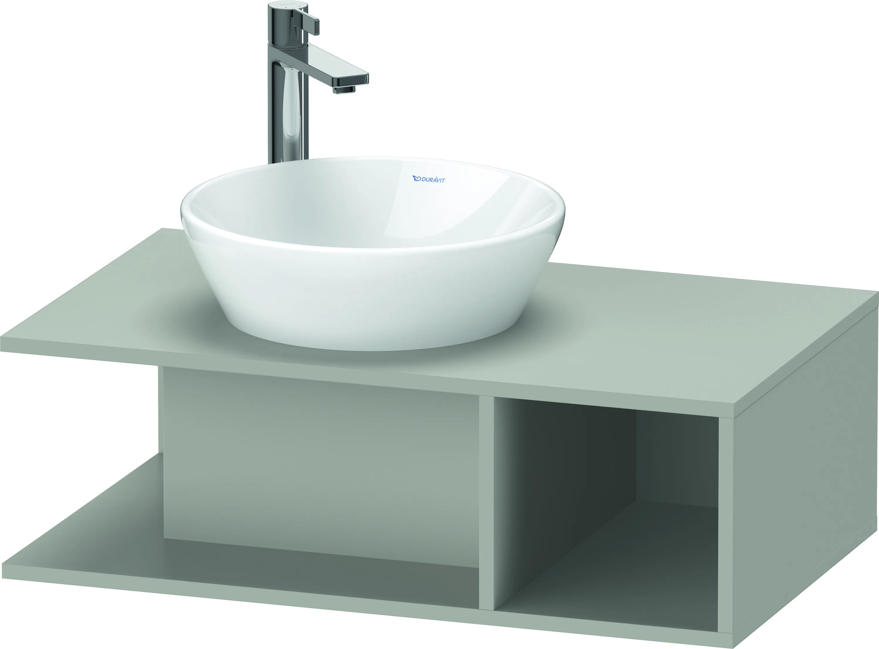 Duravit Waschtischunterschrank wandhängend „D-Neo“ 80 × 26 × 48 cm in Betongrau Matt Duravit Waschtischunterschrank wandhängend „D-Neo“ 80 × 26 × 48 cm in Betongrau Matt