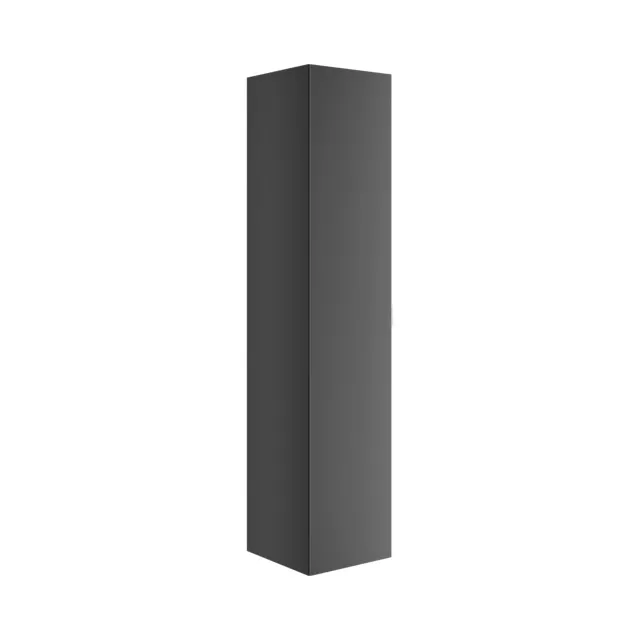 KEUCO Hochschrank „Edition 11 Art“ Smoke (Lack, seidenmatt), Smoke (Lack, seidenmatt), Anschlag links, mit Steckdose 400 × 1800 × 360 mm
