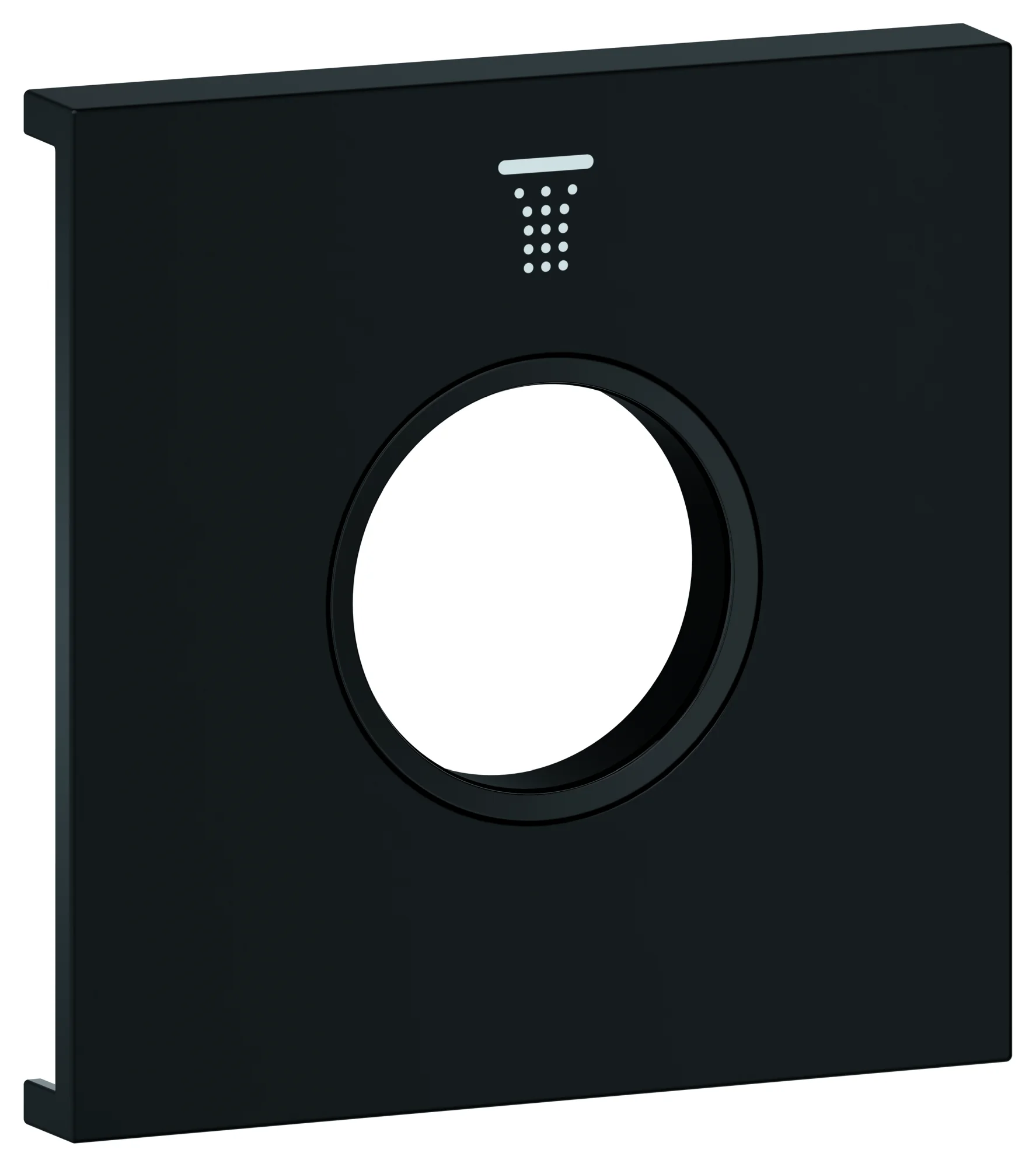 Metallplatte Grohtherm Aqua Tiles 107175, Symbol Kopfbrause 7, für Grohtherm Aqua Tiles Unterputz-Thermostate, chrom