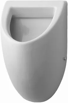 Urinal Fizz, Zulauf von hinten absaugend, ohne Deckel, ohne Fliege, weiß