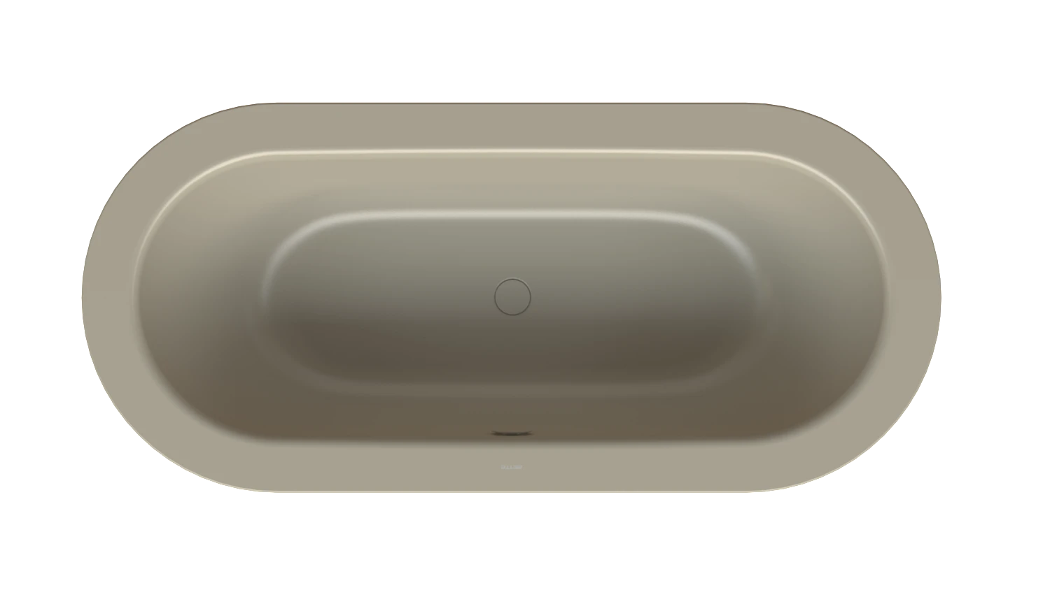 Bette Badewanne „BetteStarlet Oval Silhouette“ freistehend oval 165 × 75 cm in Cashmere