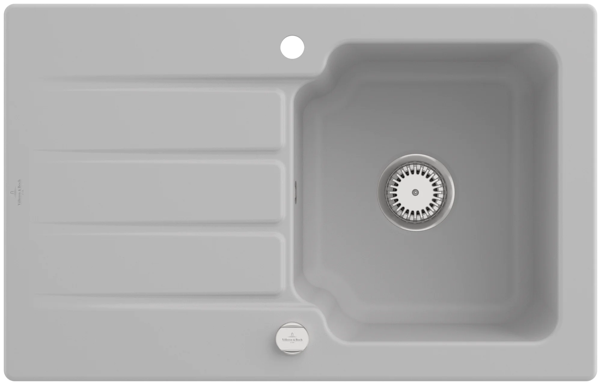Villeroy & Boch Architectura 45 Einbauspüle, 800 x 510 mm, Keramik, Steam CeramicPlus