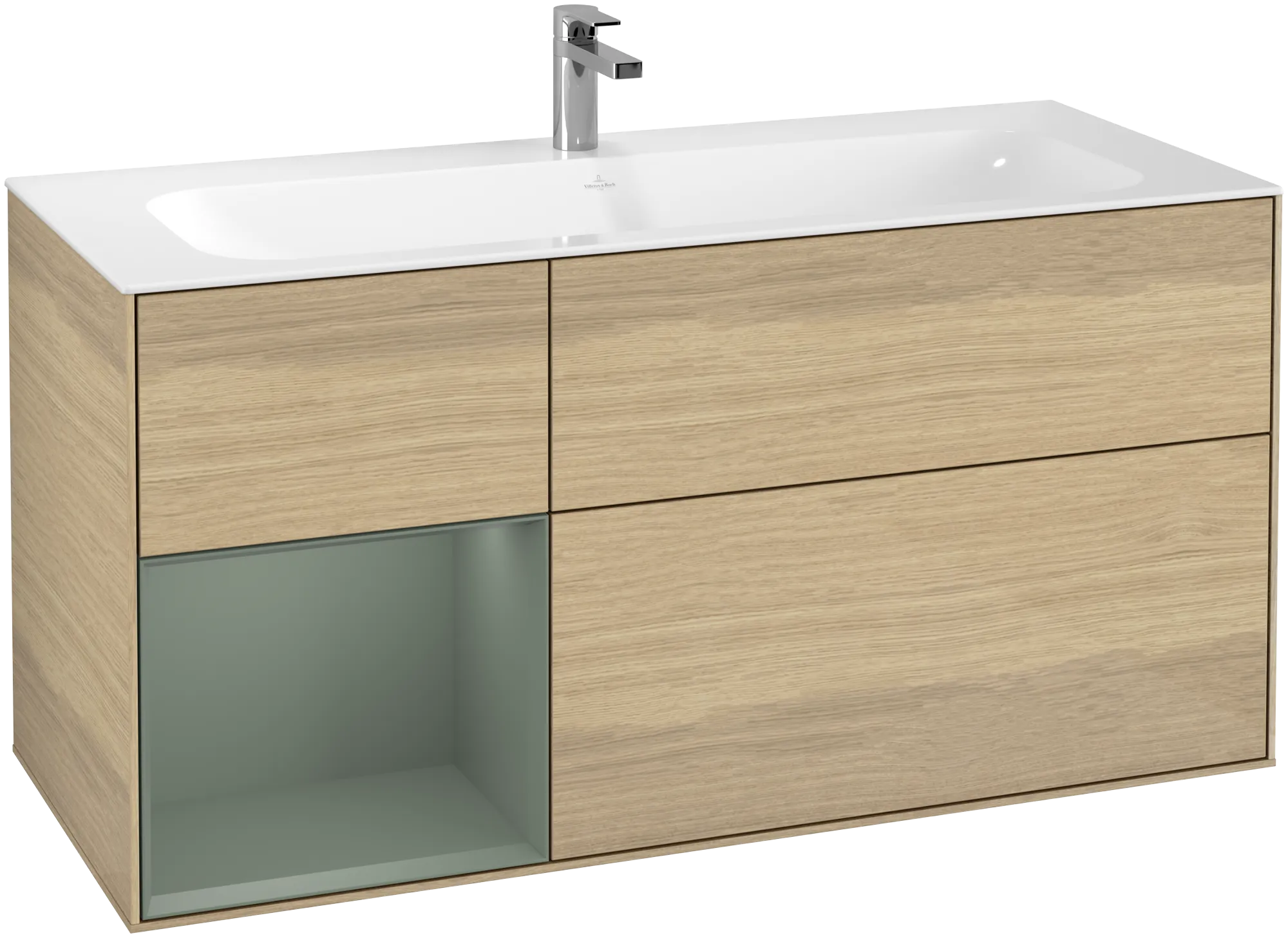 Villeroy & Boch Finion Waschbeckenunterschrank G06, 1196x591x498mm, mit Beleuchtung