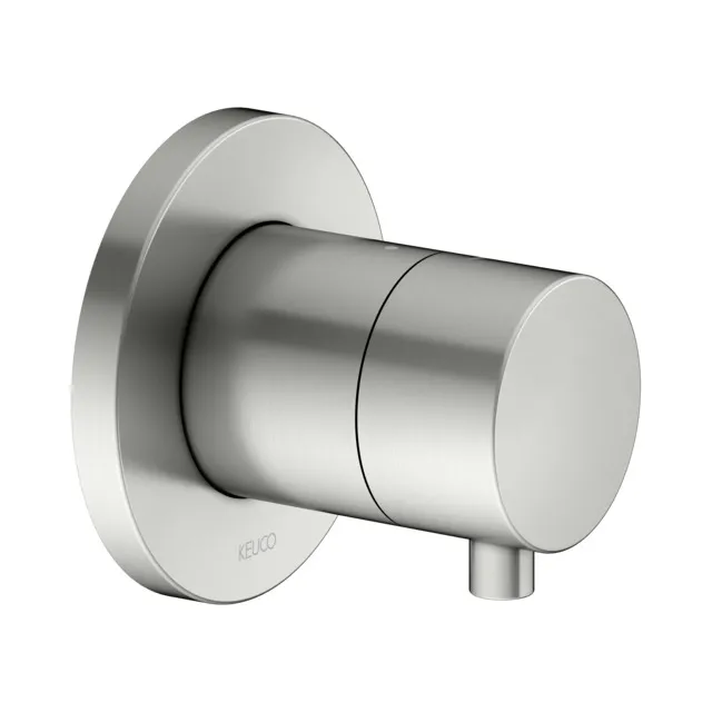 KEUCO IXMO Absperrventil Unterputz für 1 Verbraucher IXMO Comfort, rund Edelstahl-finish
