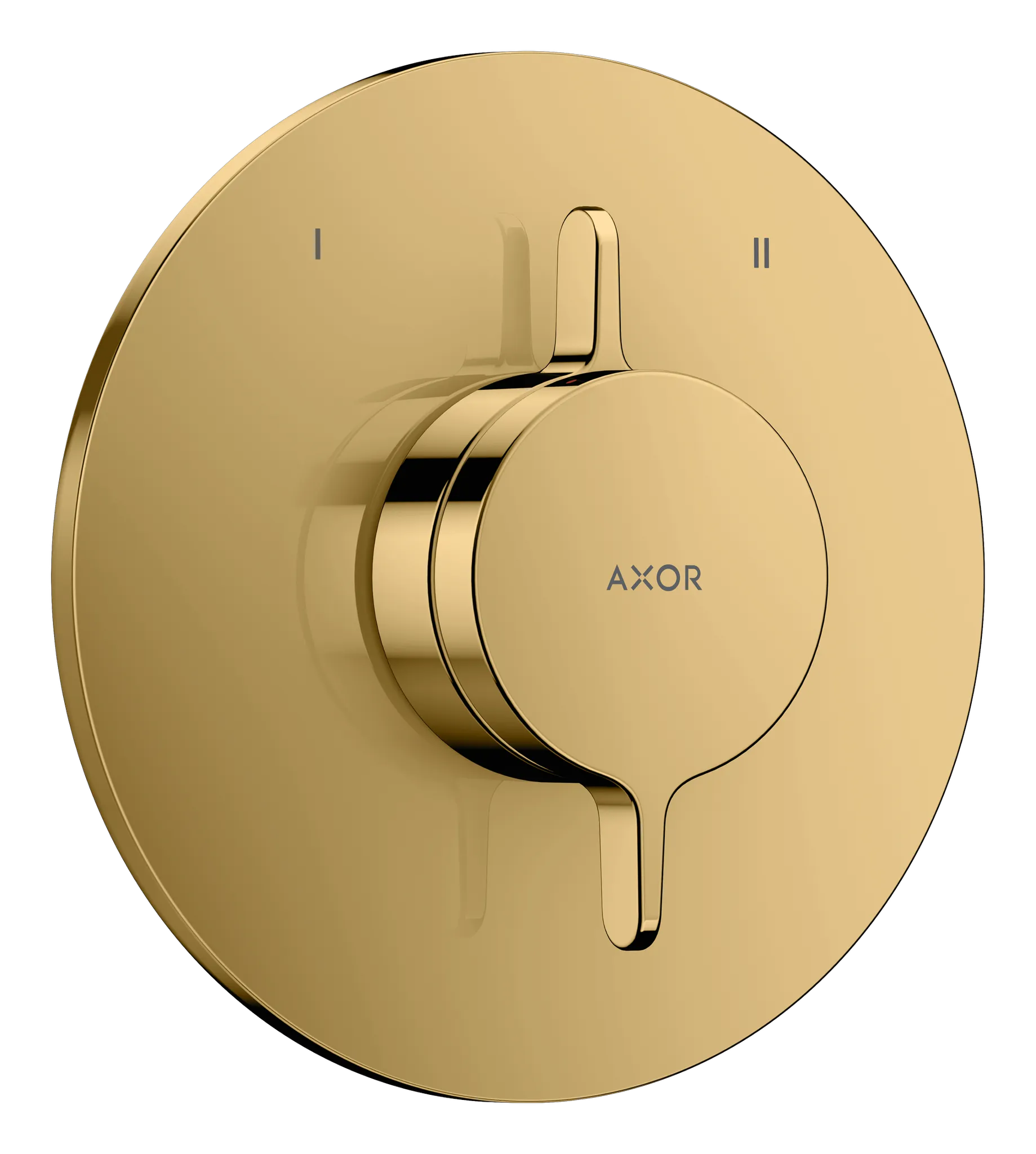 Hansgrohe AXOR One Mischer Unterputz für 2 Verbraucher, Polished Gold Optic Hansgrohe AXOR One Mischer Unterputz für 2 Verbraucher, Polished Gold Optic