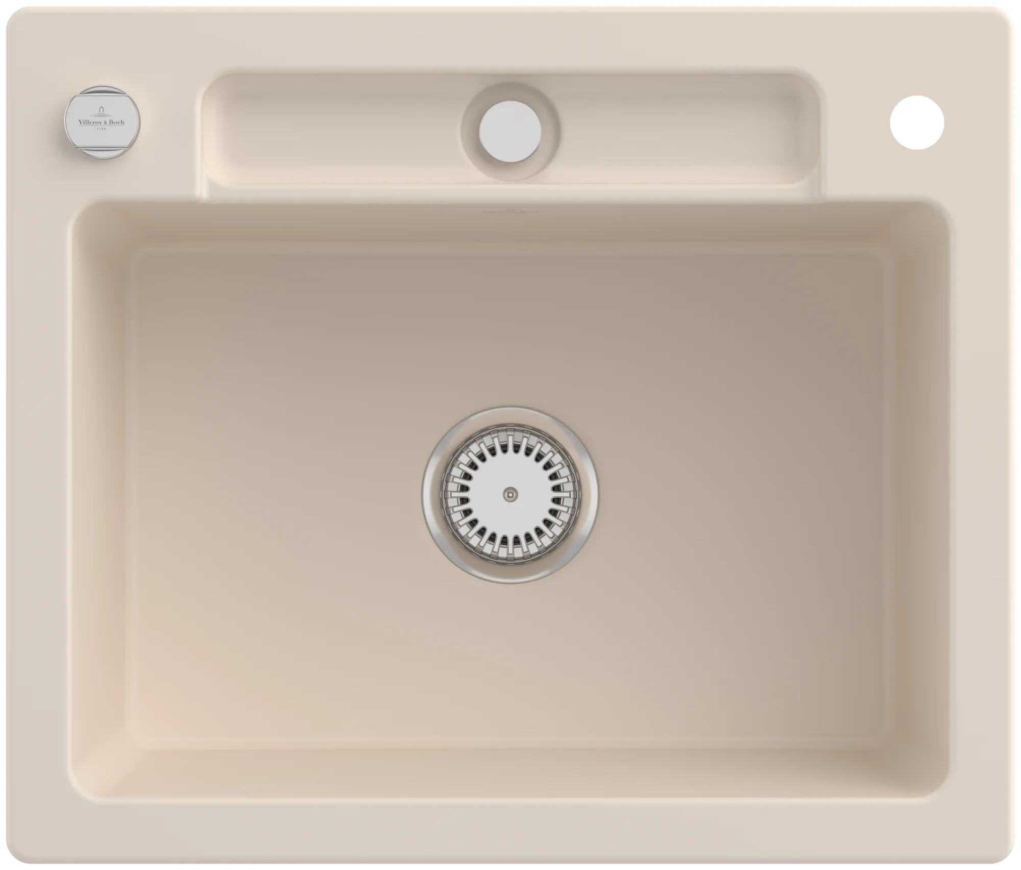 Villeroy & Boch Siluet 60 S 334602 Einbauspüle 600x510mm TitanCeram Ivory