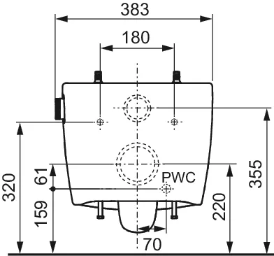 TECE Dusch-WC „neo“, Befestigung verdeckt, ohne Spülrand TECE Dusch-WC „neo“, Befestigung verdeckt, ohne Spülrand