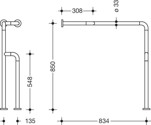 HEWI Haltegriff „Serie 801“