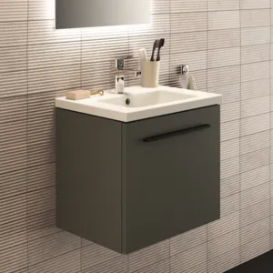 Ideal Standard Waschtischunterschrank „i.lifeS“ 50 × 44 × 37,5 cm Quarzgrau matt