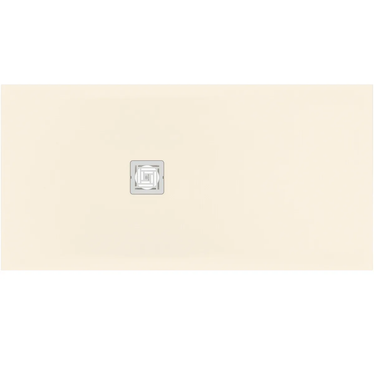 Ideal Standard Rechteck-Brausewanne Ultra Flat S + 1400x700mm Ablauf 55cm Mitte/Seite Sandstein