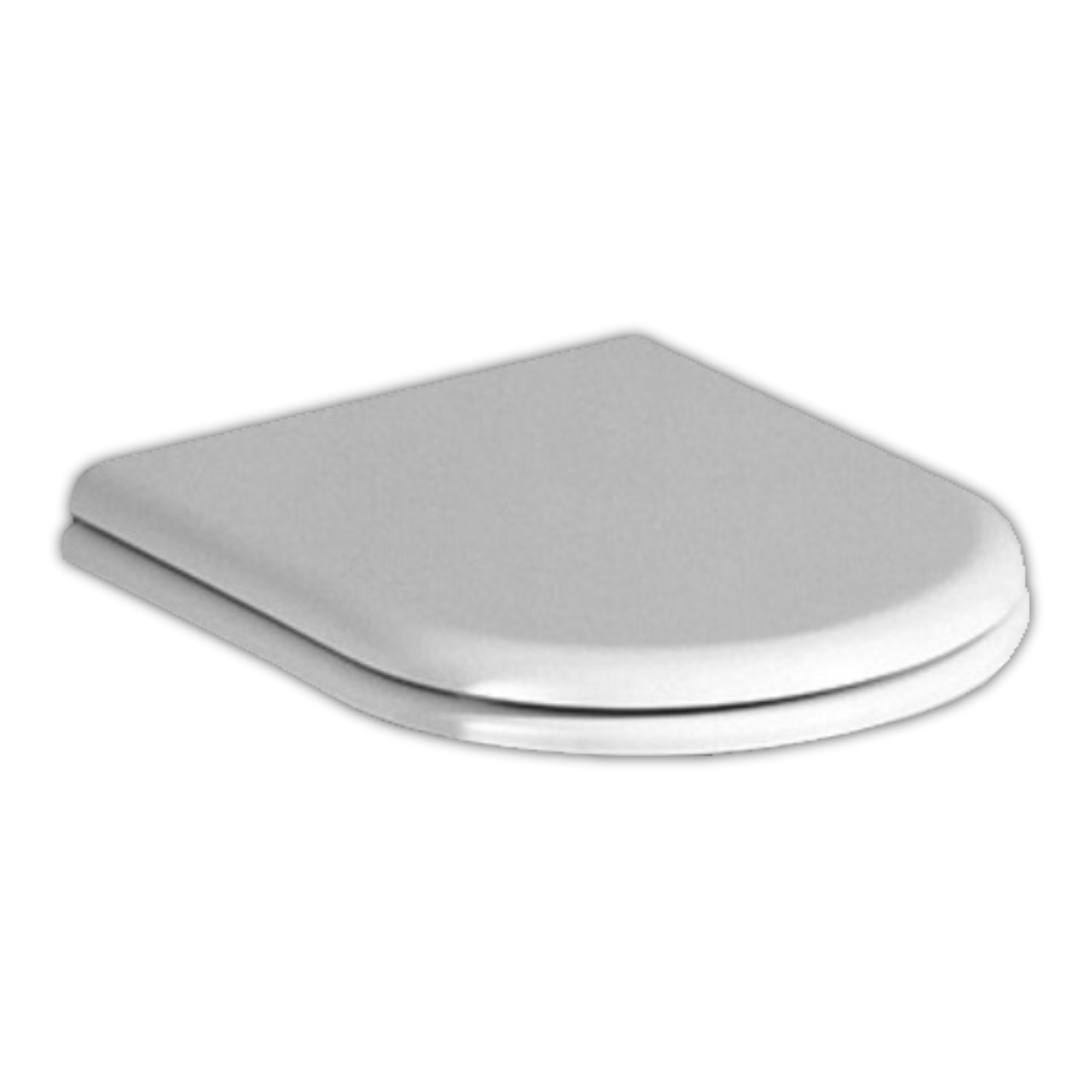 Geberit WC-Sitz ehemals Keramag „Courreges“ ohne Absenkautomatik 385 × 465 × 50 mm Geberit WC-Sitz ehemals Keramag „Courreges“ ohne Absenkautomatik 385 × 465 × 50 mm