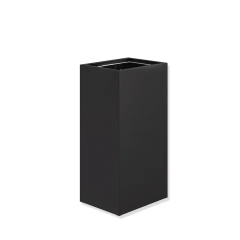 HEWI Abfalleimer „System 900“, Befestigung verdeckt in Schwarz tiefmatt HEWI Abfalleimer „System 900“, Befestigung verdeckt in Schwarz tiefmatt