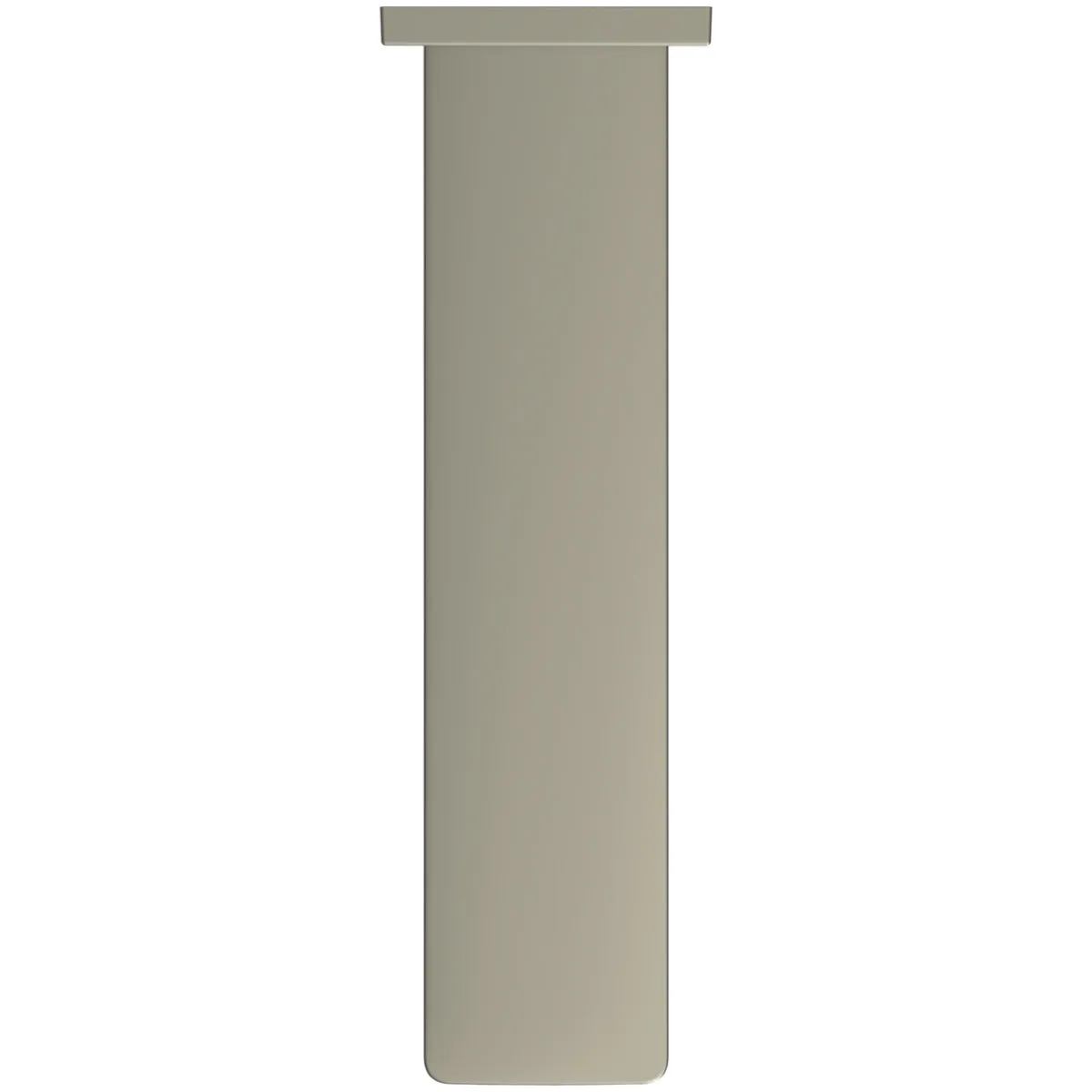 Ideal Standard Conca Wandauslaufventil, Ausladung 180 mm, eckige Rosette, Farbe Silver Storm