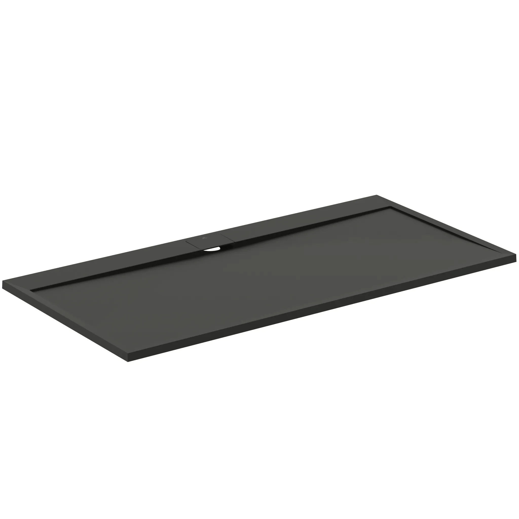 Ideal Standard Rechteck-Brausewanne Ultra Flat S i.life in Schiefer, 2000x1000x30 mm, rutschfest, Ideal Solid Mineralguss