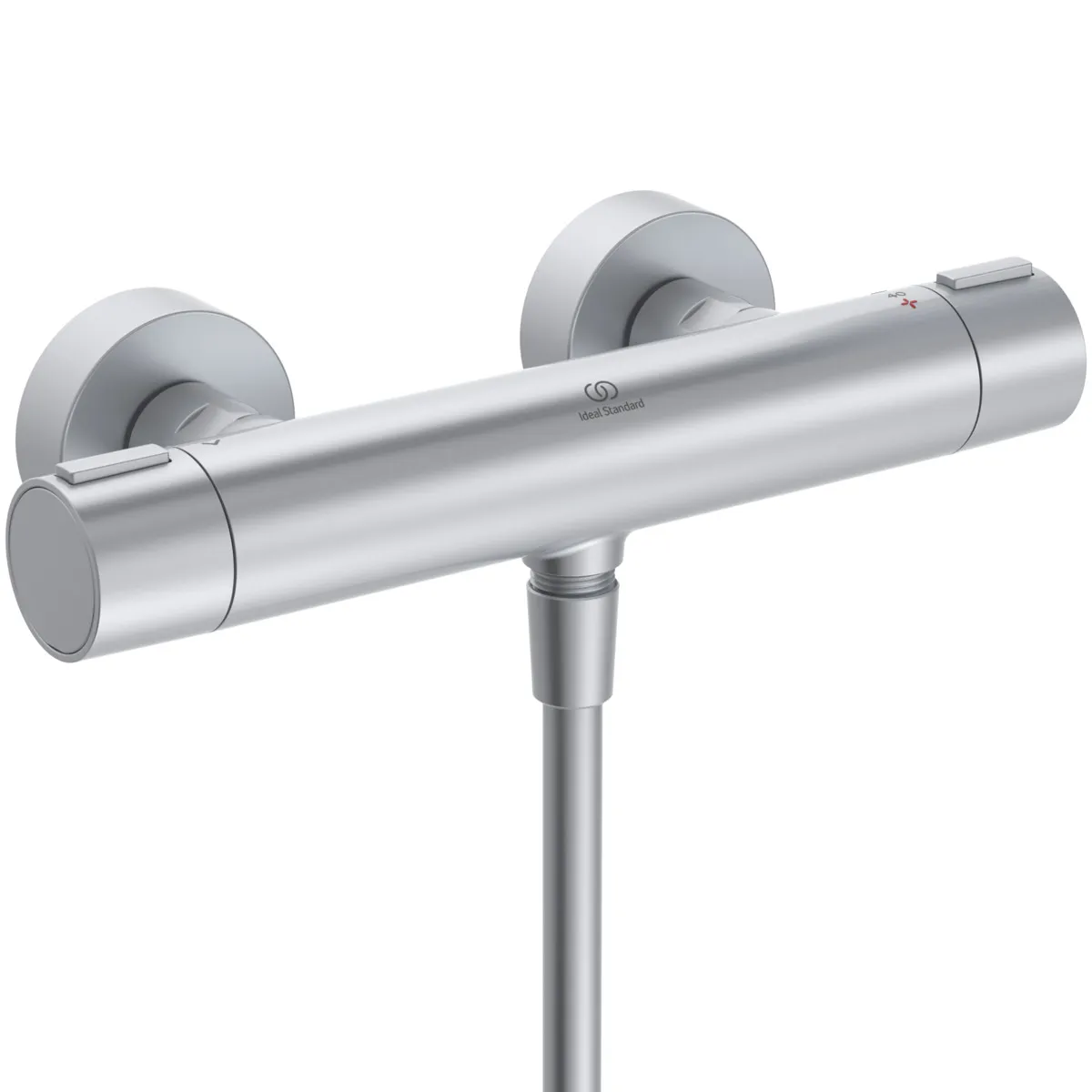 Gleitstangekombination „Ceratherm Alu“, Befestigung verdeckt in Silver Gleitstangekombination „Ceratherm Alu“, Befestigung verdeckt in Silver